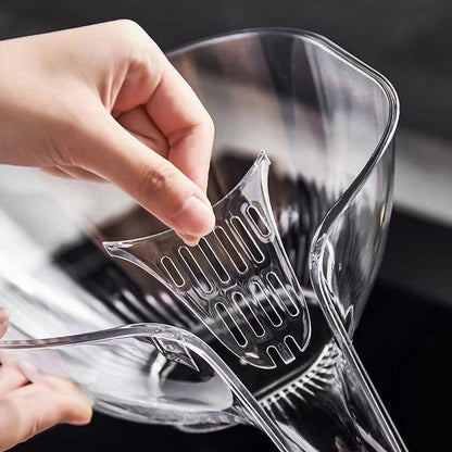 Transparent Colander for Pasta and Vegetables