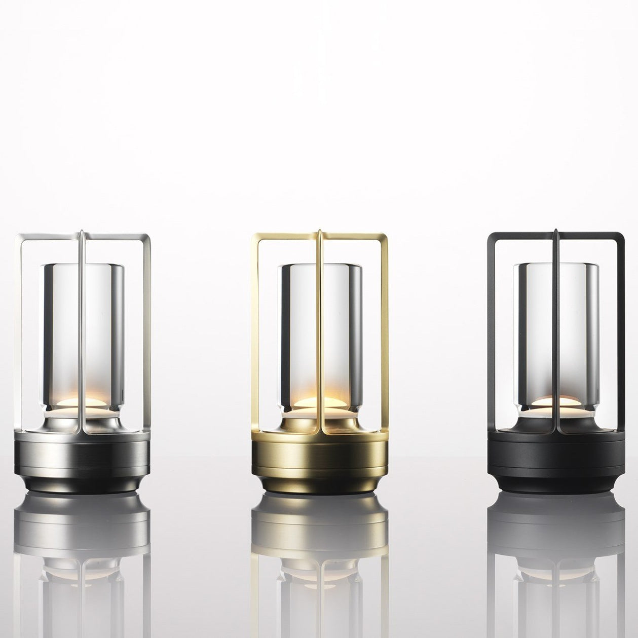 Industrial Metal Table Lamp in Retro Style