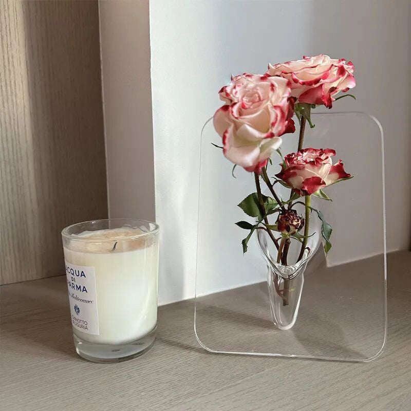 Transparent Acrylic Flower Vase