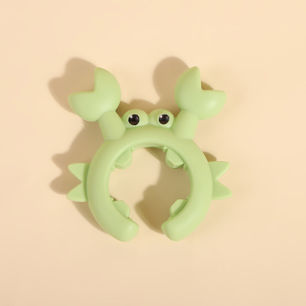 Crab-Shaped Spoon Holder – 2-Piece Silicone Set