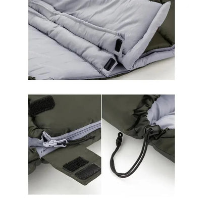 Thermal Insulated Sleeping Bag for Camping – Lightweight Outdoor Sleeping Bag for Cold Nights