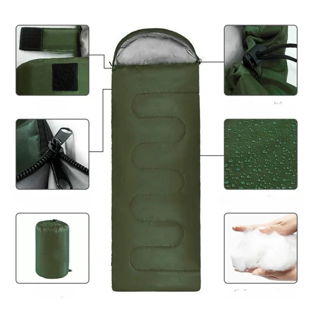 Insulated Camping Sleeping Bag for Cold Nights
