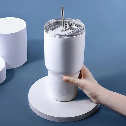 Thermo Mug with Slide Lid and Double-Wall Insulation