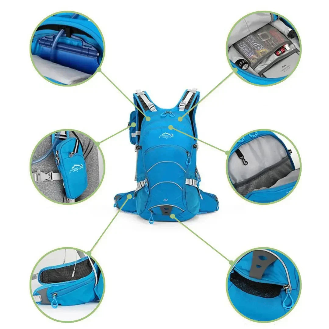 Outdoor Backpack 20L with Practical Compartments