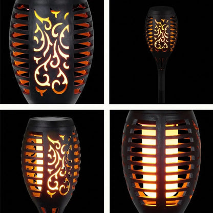 Solar-Powered LED Garden Torches – Flame Effect & Weatherproof