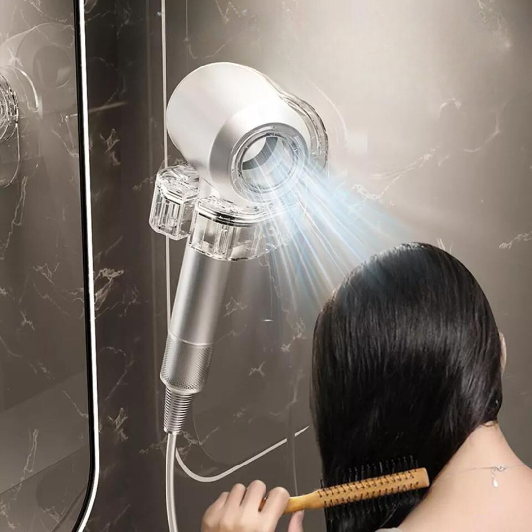 Sturdy Hair Dryer Holder for a Modern Bathroom