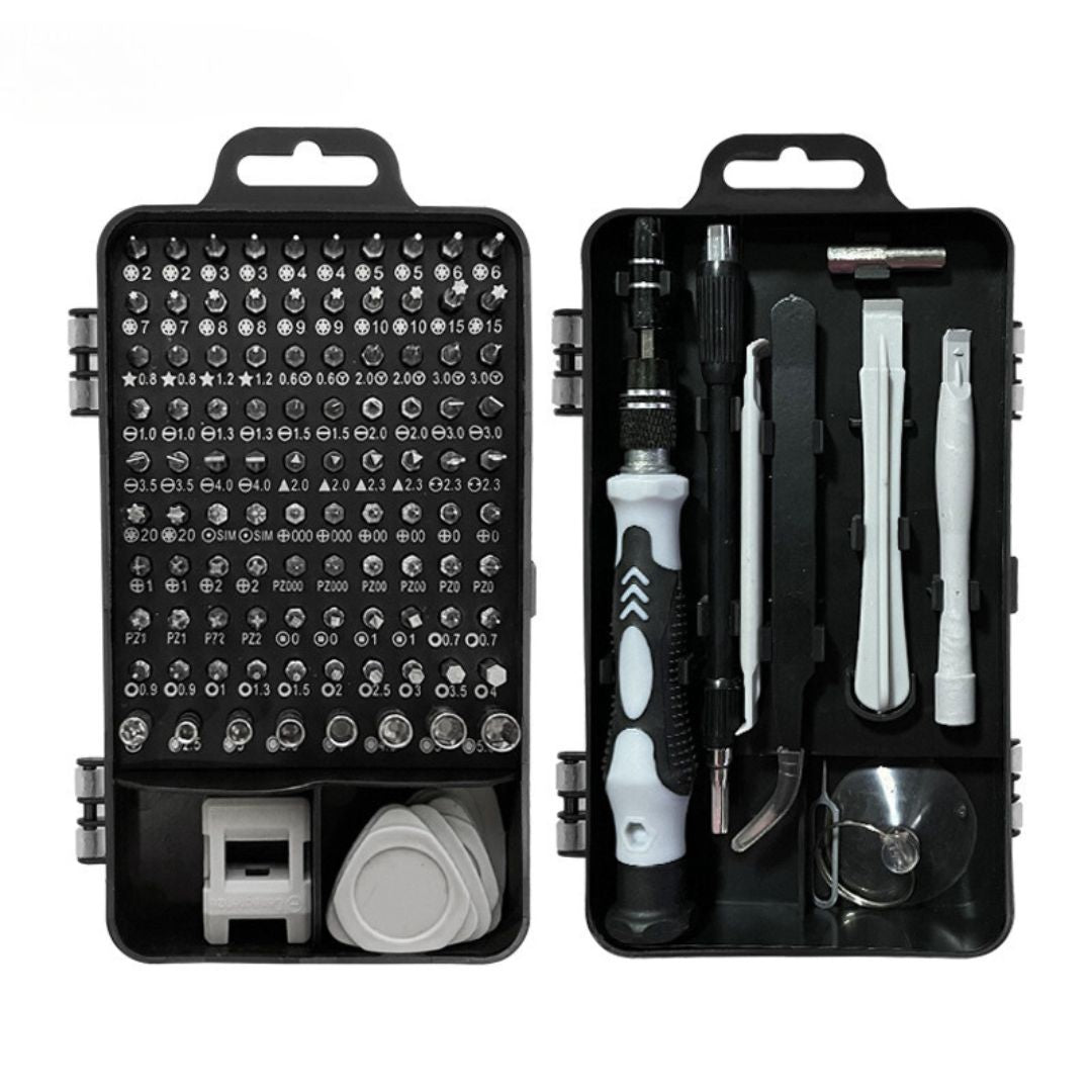 Professional 115-in-1 Tool Kit for Smartphone, Laptop, and PC Repairs