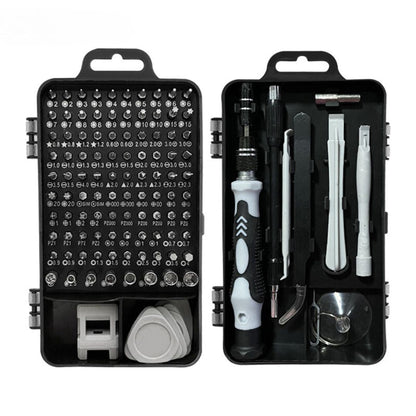 Professional 115-in-1 Tool Kit for Smartphone, Laptop, and PC Repairs