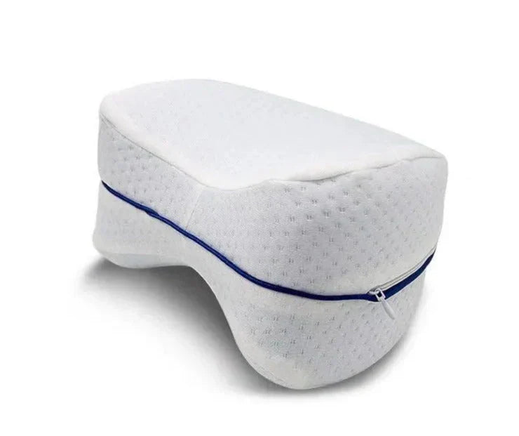 Ergonomic Knee Pillow for Side Sleepers – Orthopedic Leg Pillow with Memory Foam