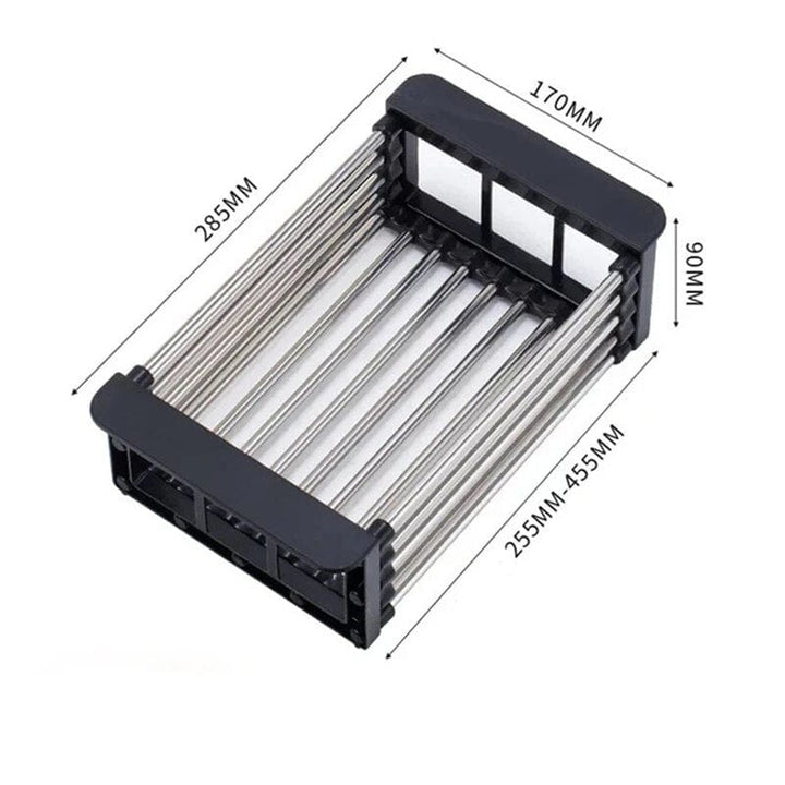 Expandable Sink Drying Rack – Practical Dish and Vegetable Drainer