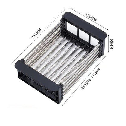 Expandable Sink Drying Rack – Practical Dish and Vegetable Drainer
