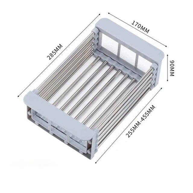 Expandable Sink Drying Rack – Practical Dish and Vegetable Drainer