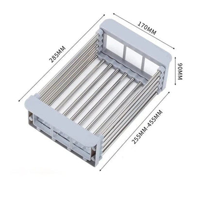 Expandable Sink Drying Rack – Practical Dish and Vegetable Drainer
