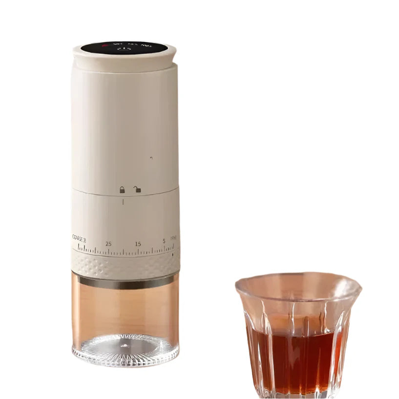Portable Electric Coffee Grinder with Adjustable Grind Settings – Ideal for Freshly Ground Coffee On the Go