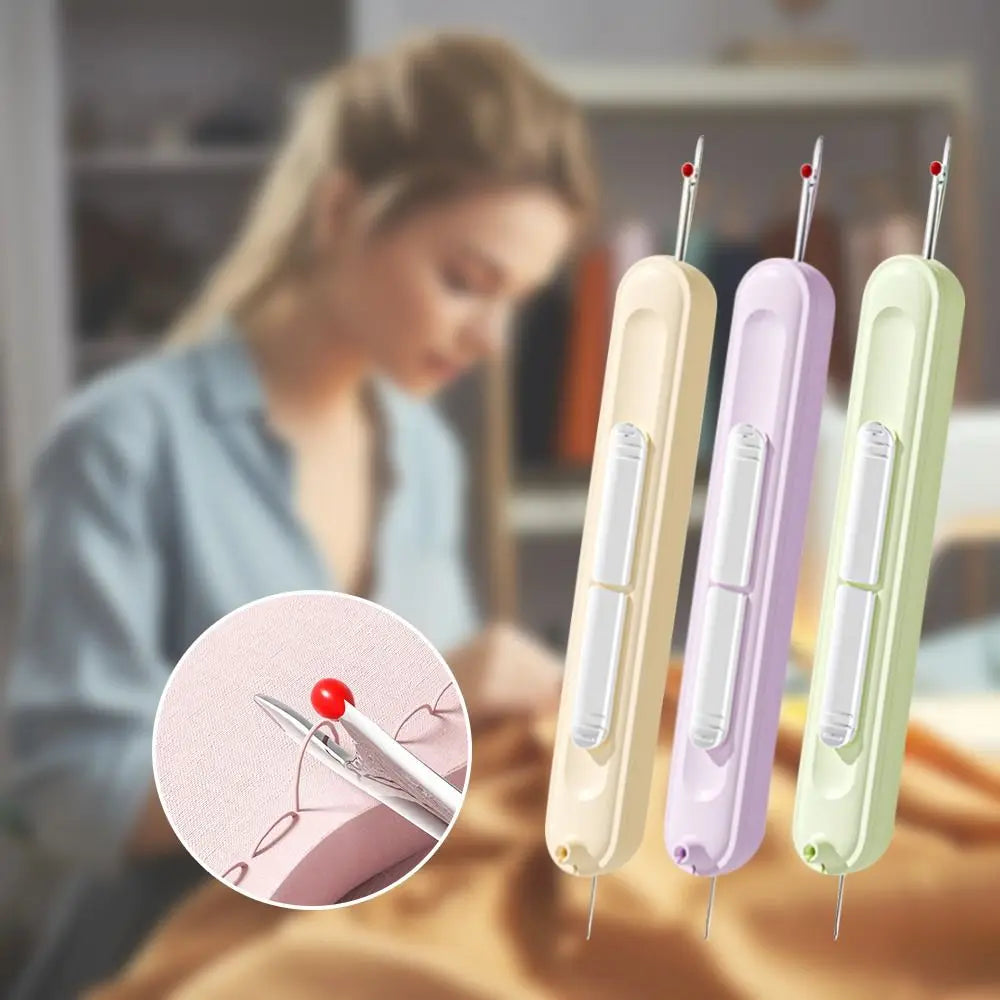 Practical 2-in-1 Needle Threader for Handcrafts