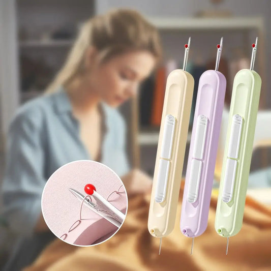 Practical 2-in-1 Needle Threader for Handcrafts
