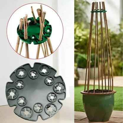 Plant Support Ring for Bamboo Stakes – Sturdy Climbing Support for Tomatoes, Climbing Plants, and Garden Plants