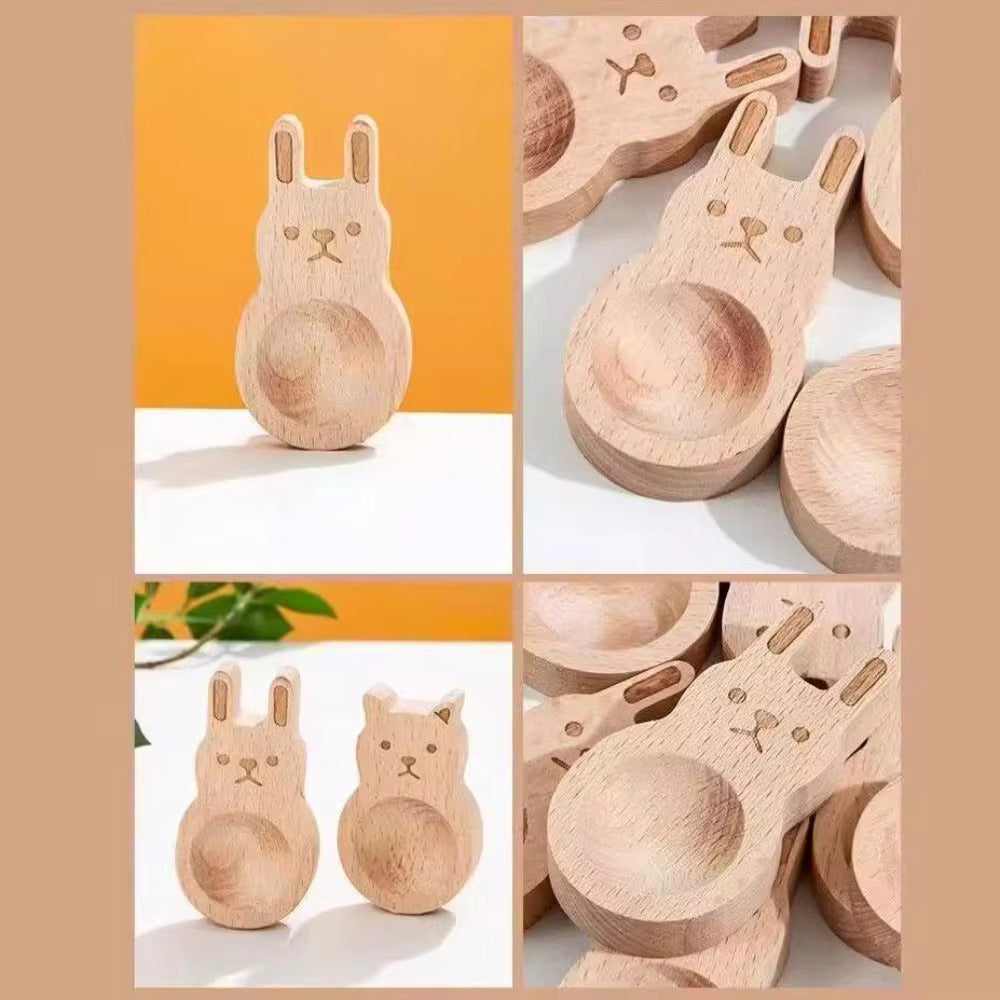 Natural Wooden Aroma Diffuser – 2-Piece Set with Cat Design for Aromatherapy