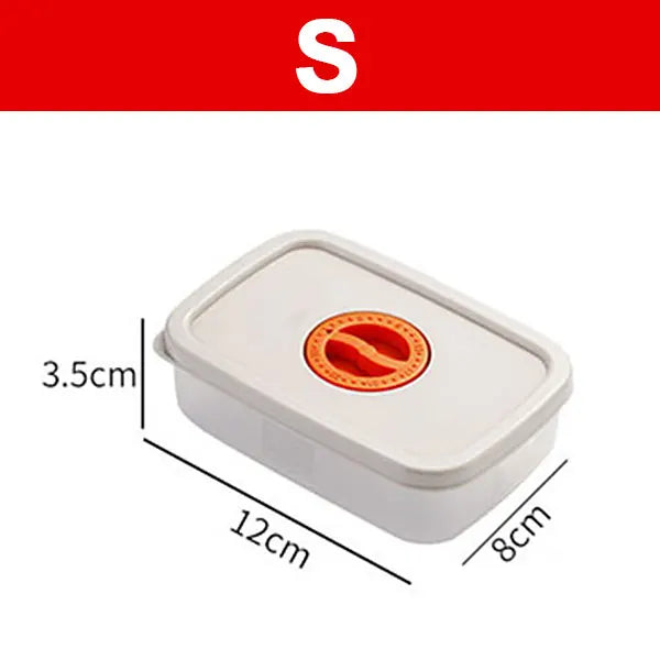 Food Container with Compartments and Sealing Lid