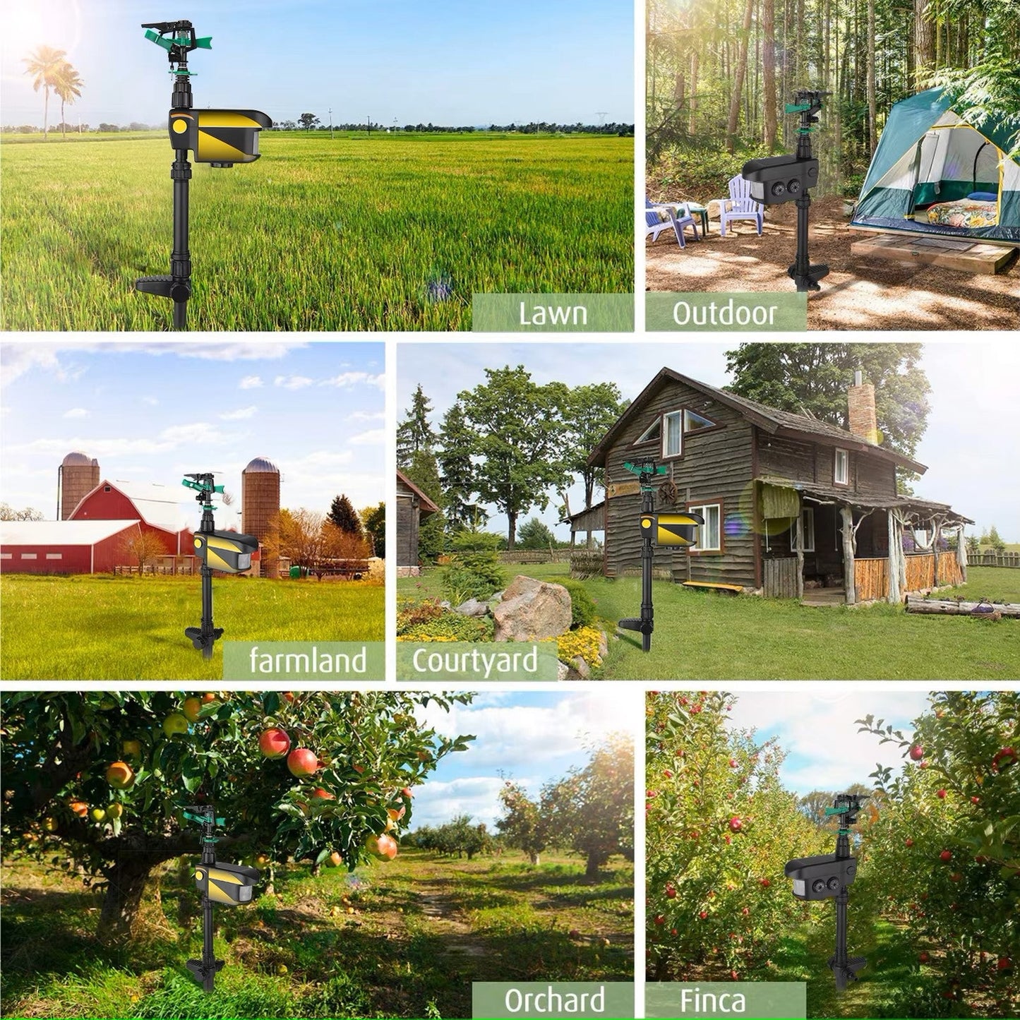 Adjustable Garden Sprinkler System – Watering Sprinkler with Base Stand