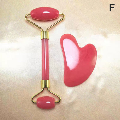Massage Scraper and Facial Roller for Firming Skincare