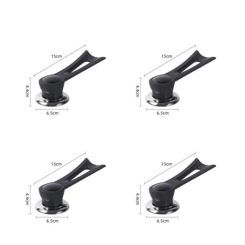 Replacement handle for pot lid – wood look with stainless steel base