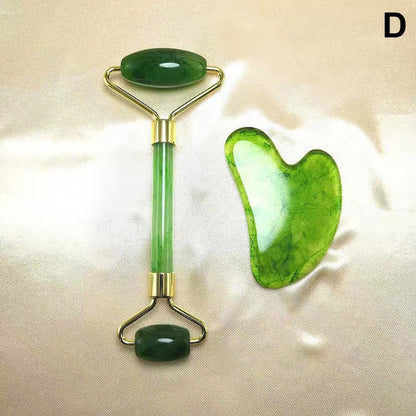 Massage Scraper and Facial Roller for Firming Skincare