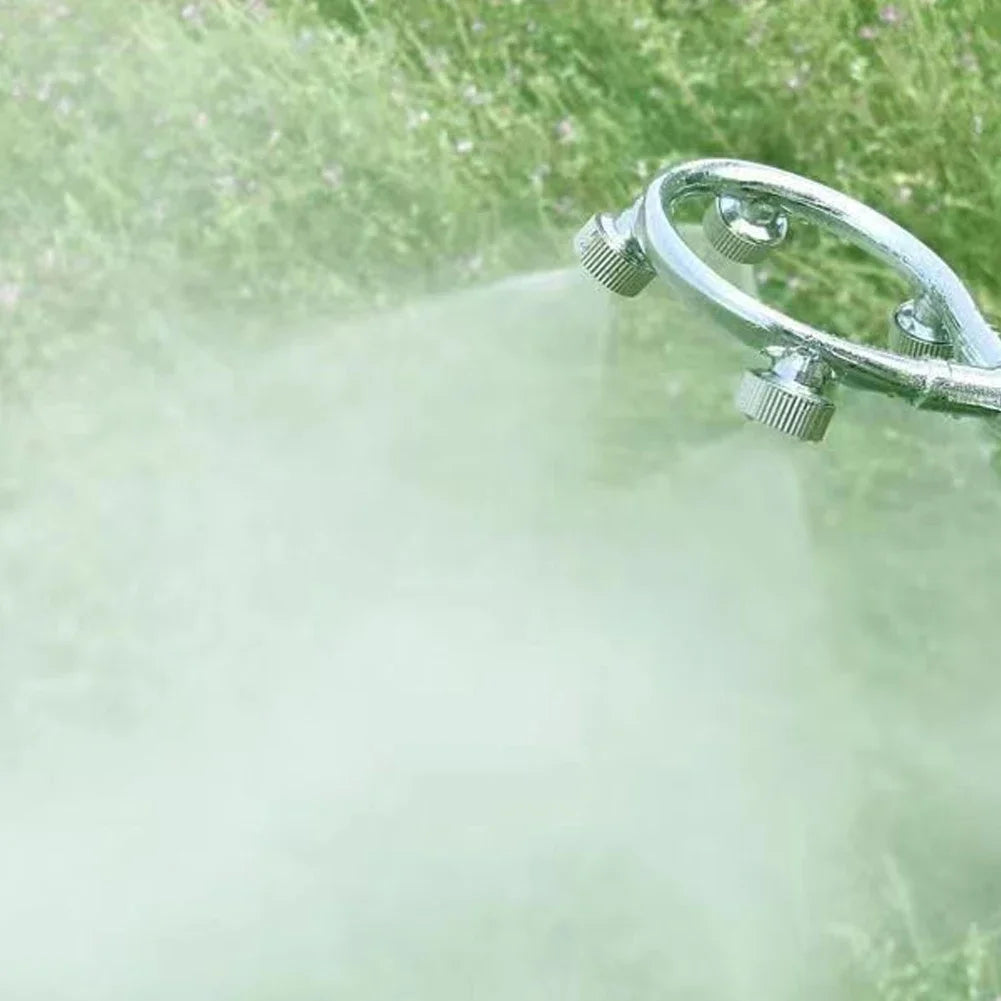 High-Pressure Stainless Steel Multi-Nozzle Sprayer – Efficient Spray Attachment for Garden Irrigation