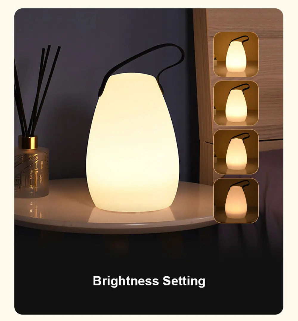 Cordless Waterproof Table Lamp for Outdoor Use