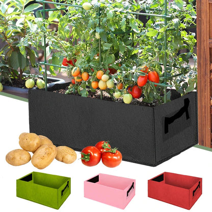 Foldable Felt Storage Box for Plants – Practical Plant Grow Bag with Handles for Garden and Indoor Use