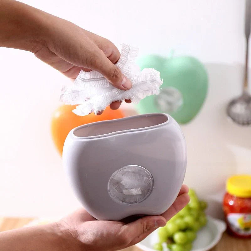 Apple-Shaped Foil Dispenser – Tear-Resistant Cling Film