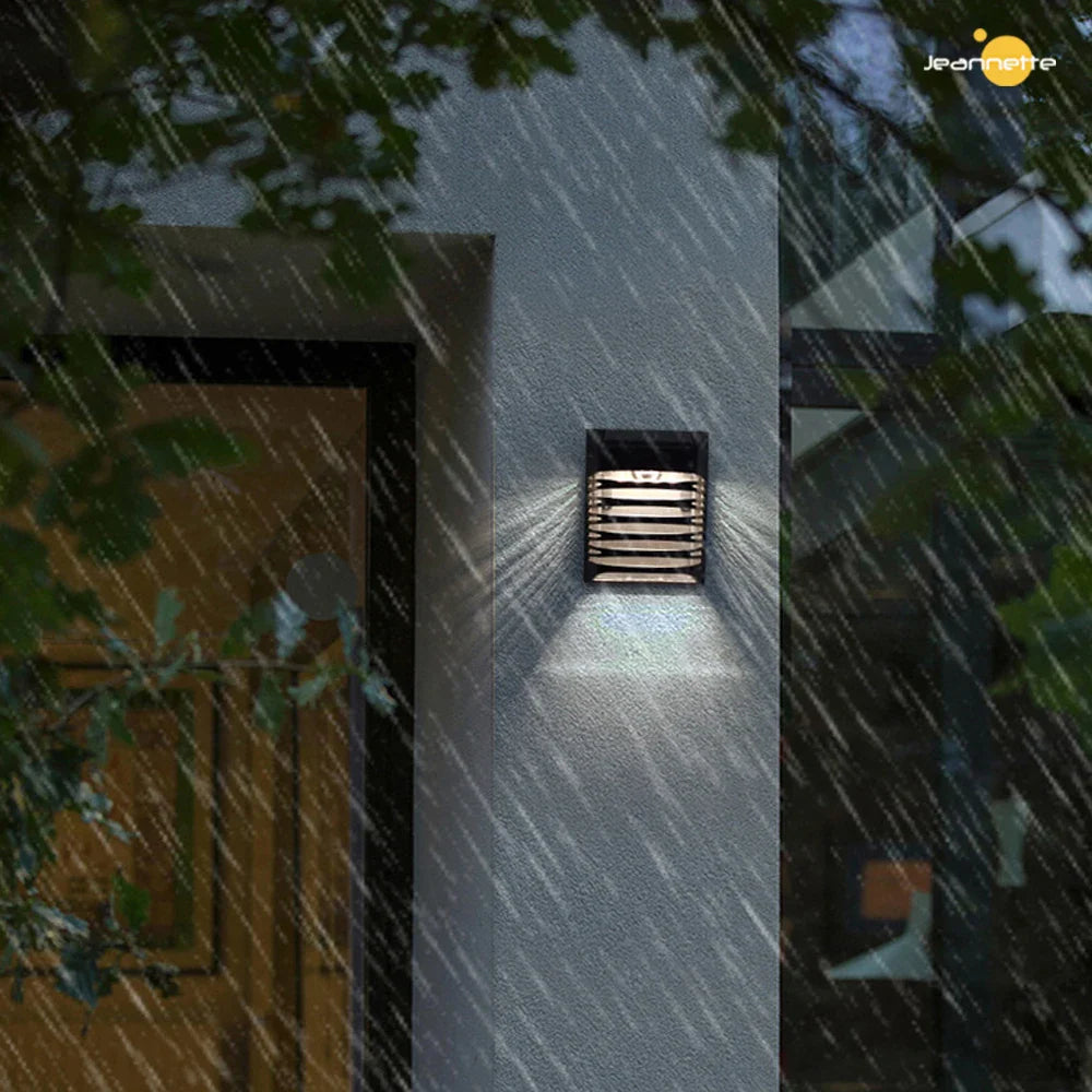Solar LED Wall Lamp For Outdoor Use – Energy-efficient Solar-powered Lighting For Garden, Terrace, And Balcony With Modern Design