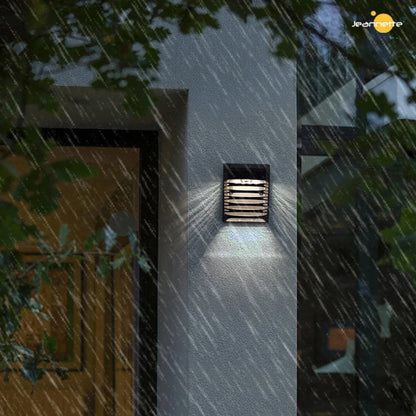 Solar LED Wall Lamp For Outdoor Use – Energy-efficient Solar-powered Lighting For Garden, Terrace, And Balcony With Modern Design