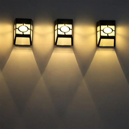 LED Solar Wall Light – Stylish Outdoor Lighting for Gardens and Patios