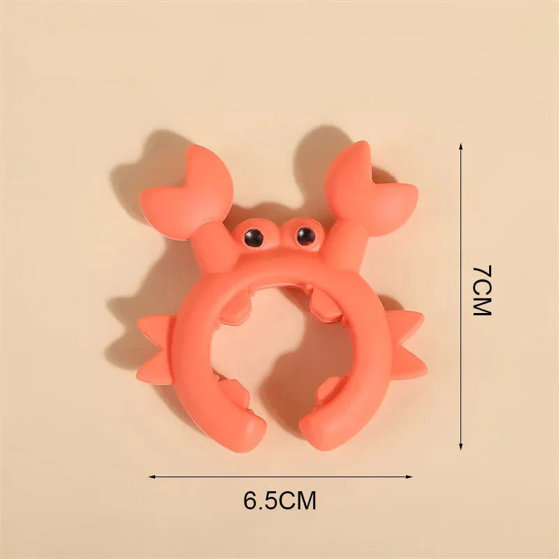 Crab-Shaped Spoon Holder – 2-Piece Silicone Set