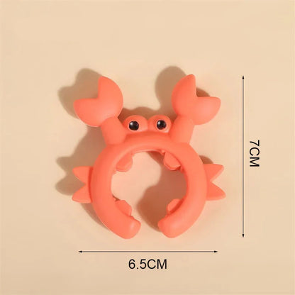 Crab-Shaped Spoon Holder – 2-Piece Silicone Set