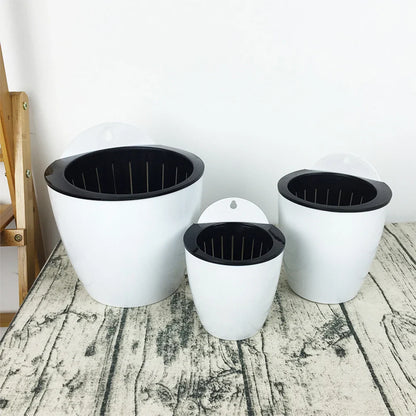 Self-Watering Hanging Planter – Modern Flower Pot for Wall Mounting for Efficient Plant Care