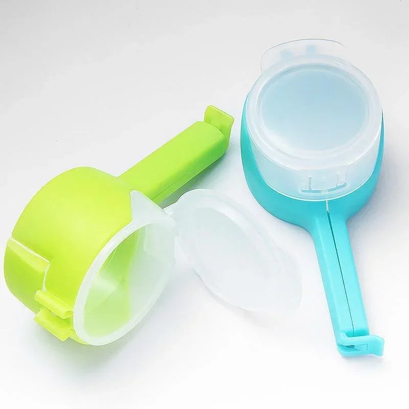 FrischFix 3-Piece Set Food Sealing Clips with Pour Spout