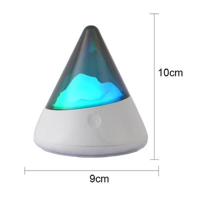 LED iceberg night light – wireless design for relaxing lighting