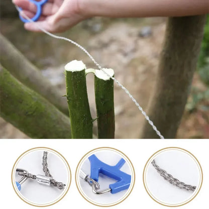 Compact Wire Saw for Gardening and Outdoor Adventures – Durable Folding Saw for Camping and DIY Projects