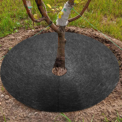 Breathable Weed Control Tree Ring Mat – Root Protection Mat for Garden and Plant Care