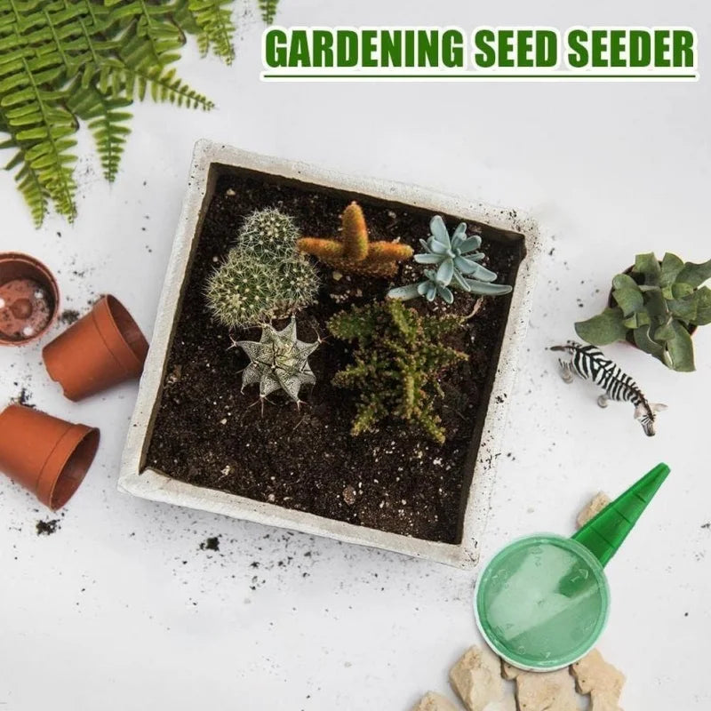 Adjustable Seed Spreader for Precise Distribution – Easy Garden Seed Dispenser for Even Sowing