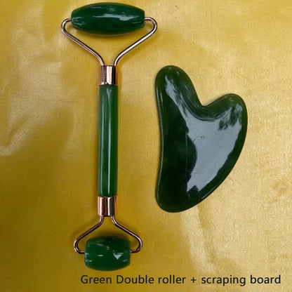Massage Scraper and Facial Roller for Firming Skincare