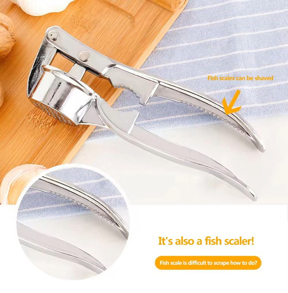 Robust Stainless Steel Garlic Press – Professional Kitchen Tool