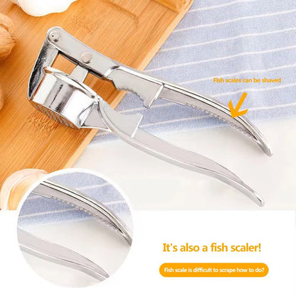 Robust Stainless Steel Garlic Press – Professional Kitchen Tool