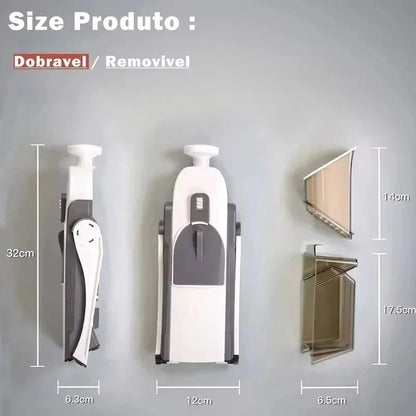 Kitchen Slicer With Adjustable Thickness And Collection Container