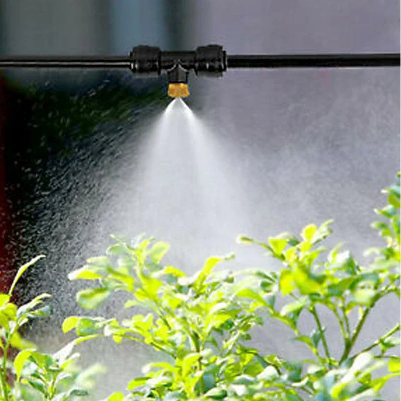 Garden Irrigation System – Drip Irrigation Kit with Adjustable Spray Heads and Accessories