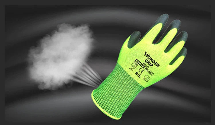 Work Gloves with Wonder Grip – Non-Slip Gardening and Craft Gloves for Secure Hold