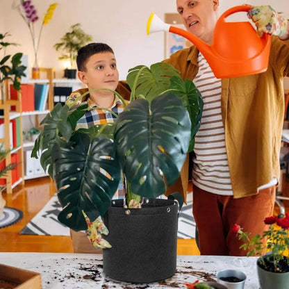 Breathable Felt Grow Bag with Carry Handles – Durable Planting Bag for Garden Plants and Flowers