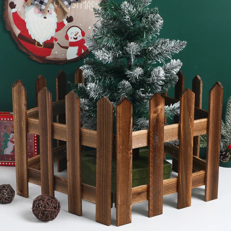 Decorative Wooden Garden Fence for Beds and Outdoor Areas – Stylish Border for Garden and Landscape